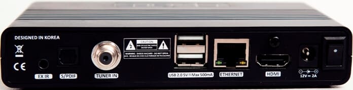 Qviart Lunix STB connections - distributed by Tektronic.dk